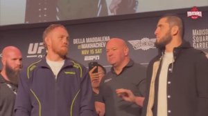 БИТВА ВЗГЛЯДОВ: Махачев и Маддалена дали огня! / Чанко кумир фанатов / ПРЕСС-КОНФЕРЕНЦИЯ ЗА КАДРОМ