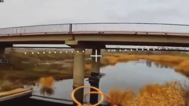 Наш дрон взорвал мост до отступления ВСУ