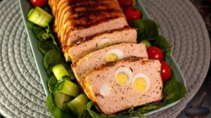 Мясной хлеб по-венгерски. РУЛЕТ С ПЕРЕПЕЛИНЫМИ ЯЙЦАМИ