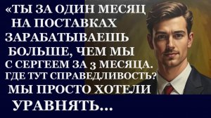 Истории из жизни| Ты за один месяц на поставках зарабатываешь... |Аудио рассказы|Жизненные истории