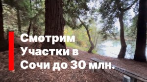 Смотрим интересные участки в Сочи до 30 млн.р. Будни риелтора.