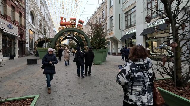 Москва | прогулка по Москве | новый год | Москва 2025 | 莫斯科 | Кузнецкий Мост