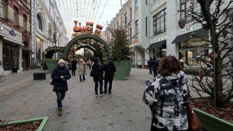 Москва | прогулка по Москве | новый год | Москва 2025 | 莫斯科 | Кузнецкий Мост