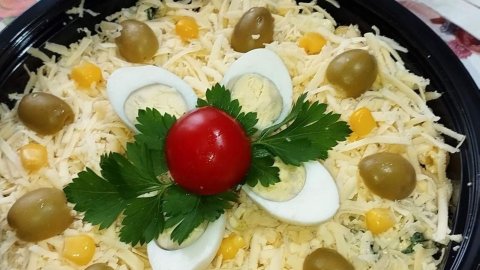 Салат на новогодний стол 🌲#рецепт