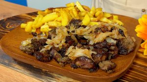 Нежнейшая куриная печень! Этот секрет приготовления мало кто знает! Простой и вкусный рецепт!