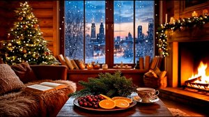 Атмосфера Нового года Камин, горячий чай Загадай желание Прекрасная музыка для души