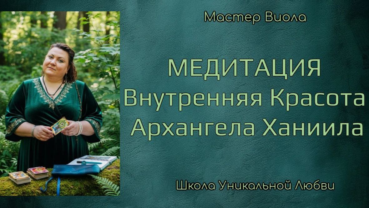 МЕДИТАЦИЯ ВНУТРЕННЯЯ КРАСОТА АРХАНГЕЛА ХАНИИЛА