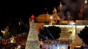 Рождественскую ель зажгли в Вифлееме впервые за долгое время