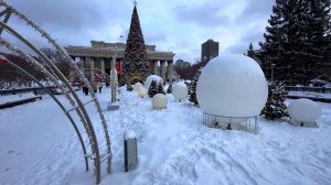 4K Новосибрск 7 Декабря Площадь Ленина Центральный район НОВАТ Оперный театр Сибирь Сити154 City154