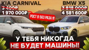 У Большинства россиян УЖЕ НИКОГДА не будет своей МАШИНЫ!