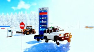 РП В ИГРЕ Motor Depot. ПОЕХАЛ В ДЕРЕВНЮ К ДРУГУ ПЕЛИТЬ ДРОВА. ТРАССА В ГОЛОЛЁДЕ.