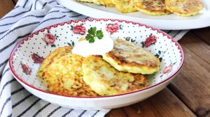 Нежнейшие кабачковые оладьи, приготовленные без пшеничной муки