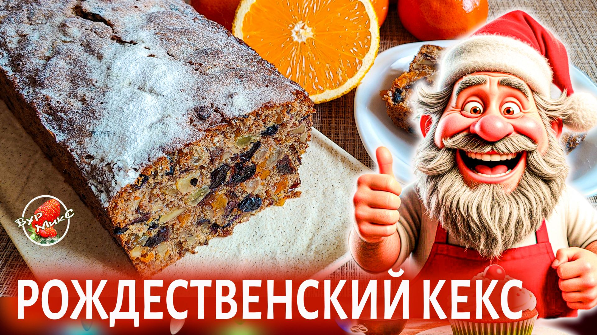 Ароматный рождественский кекс