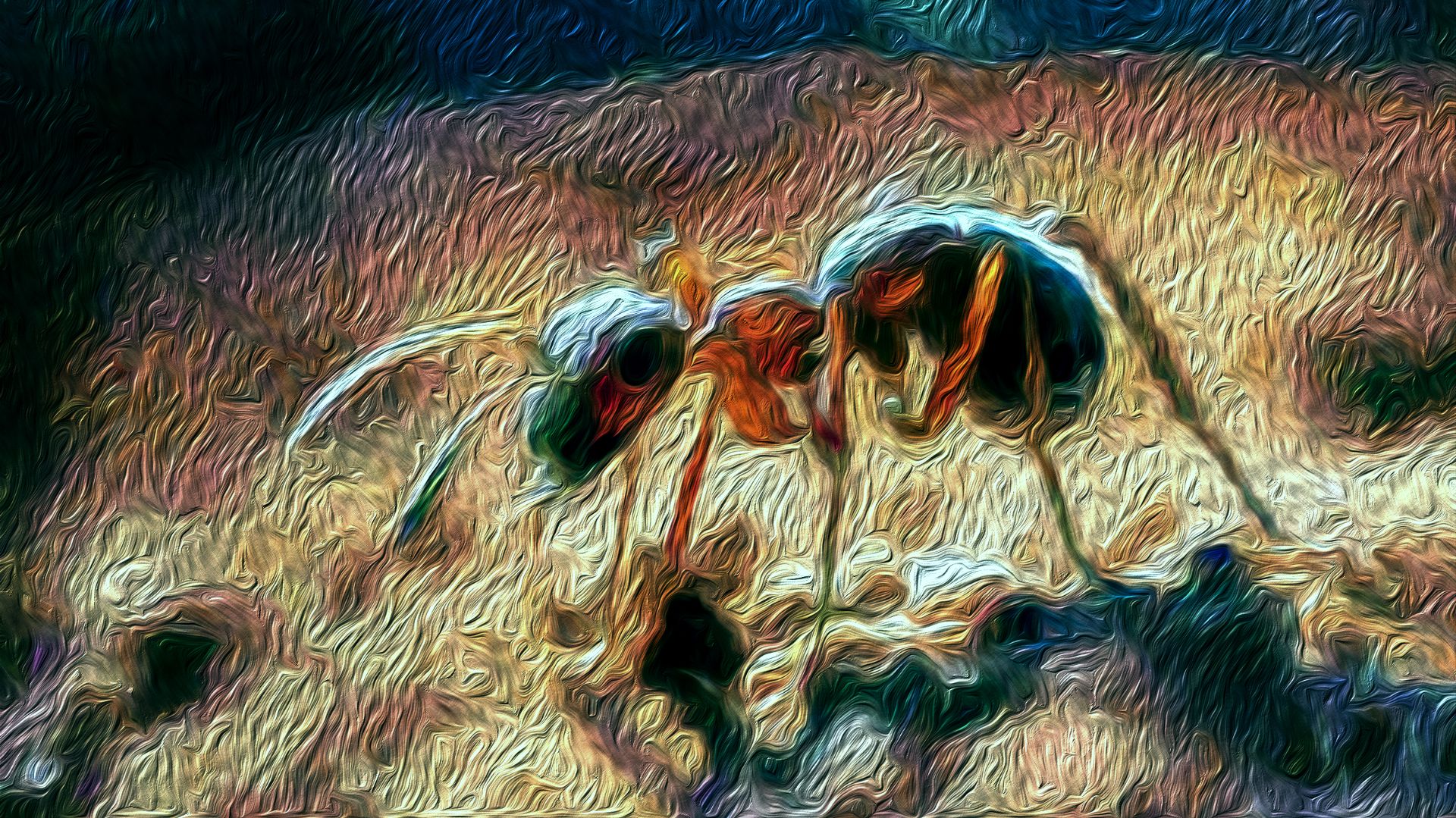 Муравей на берёзе