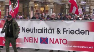 В Вене прошла массовая антиправительственная акция.