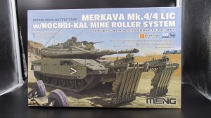 Merkava 4 с тралом 1/35 от Meng обзор