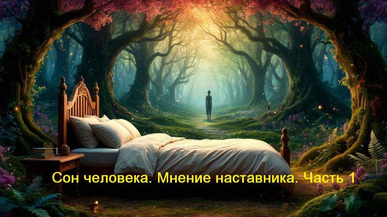 Сон человека. Мнение наставника. Часть 1.