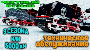 ПРОБЕГ 5000 км, ЧЕСТНЫЙ ОТЗЫВ. Мотобуксировщик - мотособака "Богатырь" 20 Е.