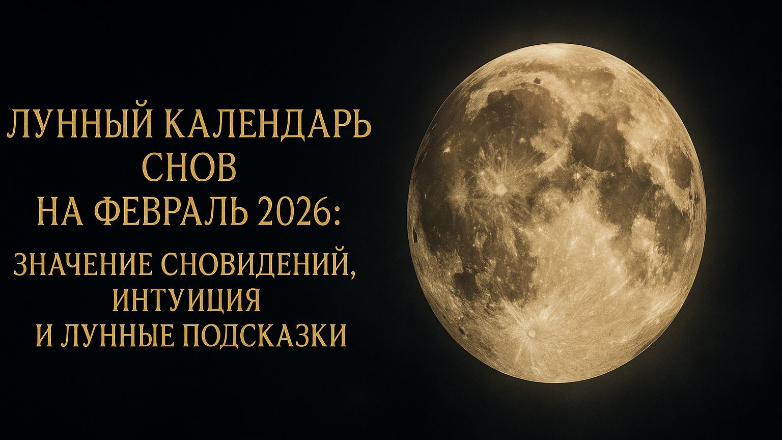 «Лунный календарь снов на февраль 2026: значение сновидений, интуиция и лунные подсказки 🌙✨» смотреть онлайн