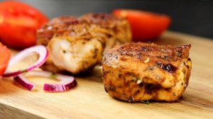 Все его просто обожают! Идеальный ШАШЛЫК для будней! Простой рецепт шашлыка из курицы на сковороде!