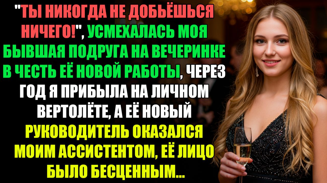 "ТЫ ПРОСТО НИЧТОЖЕСТВО!" - УСМЕХАЛАСЬ МОЯ БЫВШАЯ ПОДРУГА НА ВЕЧЕРИНКЕ В ЧЕСТЬ... l ИСТОРИИ ИЗ ЖИЗНИ смотреть онлайн