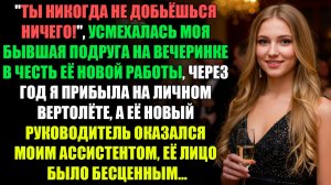 "ТЫ ПРОСТО НИЧТОЖЕСТВО!" - УСМЕХАЛАСЬ МОЯ БЫВШАЯ ПОДРУГА НА ВЕЧЕРИНКЕ В ЧЕСТЬ... l ИСТОРИИ ИЗ ЖИЗНИ