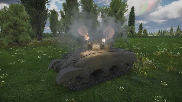 Канадский шерман скунс в решающем бою против Хейкеля (War Thunder)