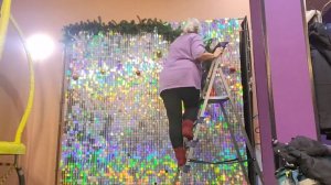 Как я оформила фотозону на Новый год!❄️☃️🌟