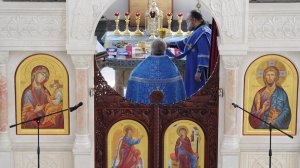 Поздняя Литургия. Неделя 26-я по Пятидесятнице. Вмц. Екатерины, Вмч. Меркурия.