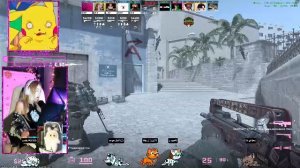 девушка стрим общение DOTA2 CS2