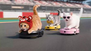 Котики - гонки на пылесосах [сборник]