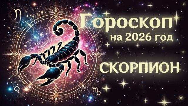 СКОРПИОН | Гороскоп на  2026 | СМОТРИ В СЕБЯ