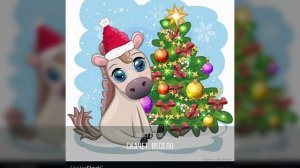 Новогодняя лошадка