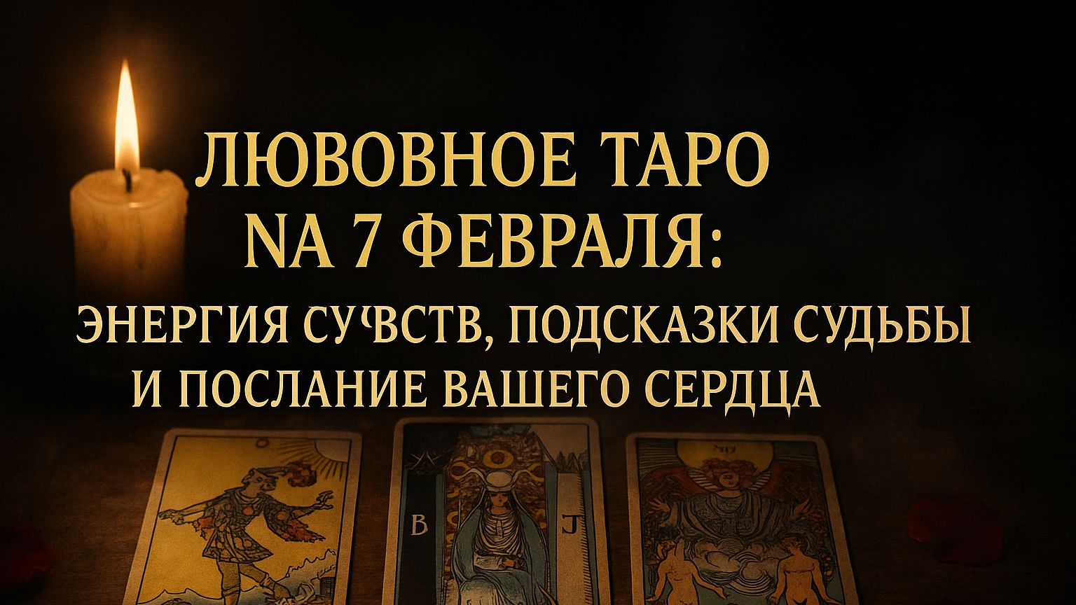 «Любовное Таро на 7 февраля: энергия чувств, подсказки судьбы и послание вашего сердца ❤️🔮✨» смотреть онлайн