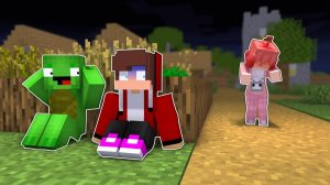 Джей Джей и Майки стали привидениями ？!! - Анимация для Майнкрафта