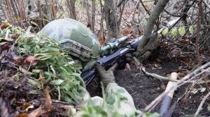 Отработка методики маскировки снайперов