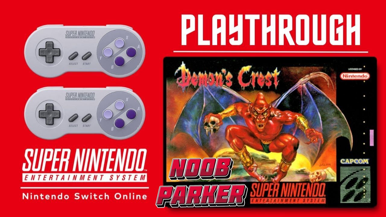 Demon's Crest Super Nintendo Snes Ретро аркада