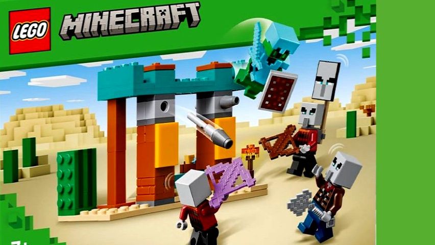 LEGO Minecraft 21267 Сельский патруль в пустыне Обзор набора лего майнкрафт смотреть онлайн