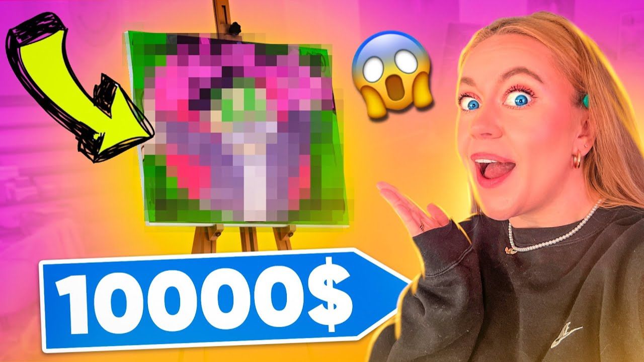 ВПЕРВЫЕ РИСУЮ КАРТИНУ ИЗ Pinterest ЗА 100500 МИЛЛИОНОВ $ *