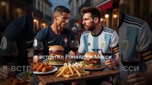 я встретил Роналду и Месси