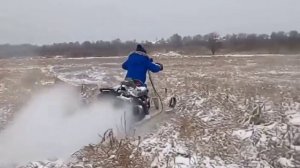 Искусственный интеллект улучшил мой самодельный снегокат )))