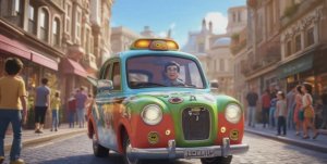 Разноцветные машинки мультик