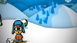 Зимние заставки телеканала Детский (01.12.2015)