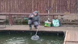 Второе зарыбление и новая партия форели активно проявляет себя.