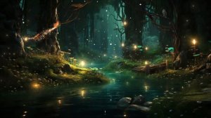 Волшебная пыльца - Эфирная музыка фейского леса, звуки сверчков и природы