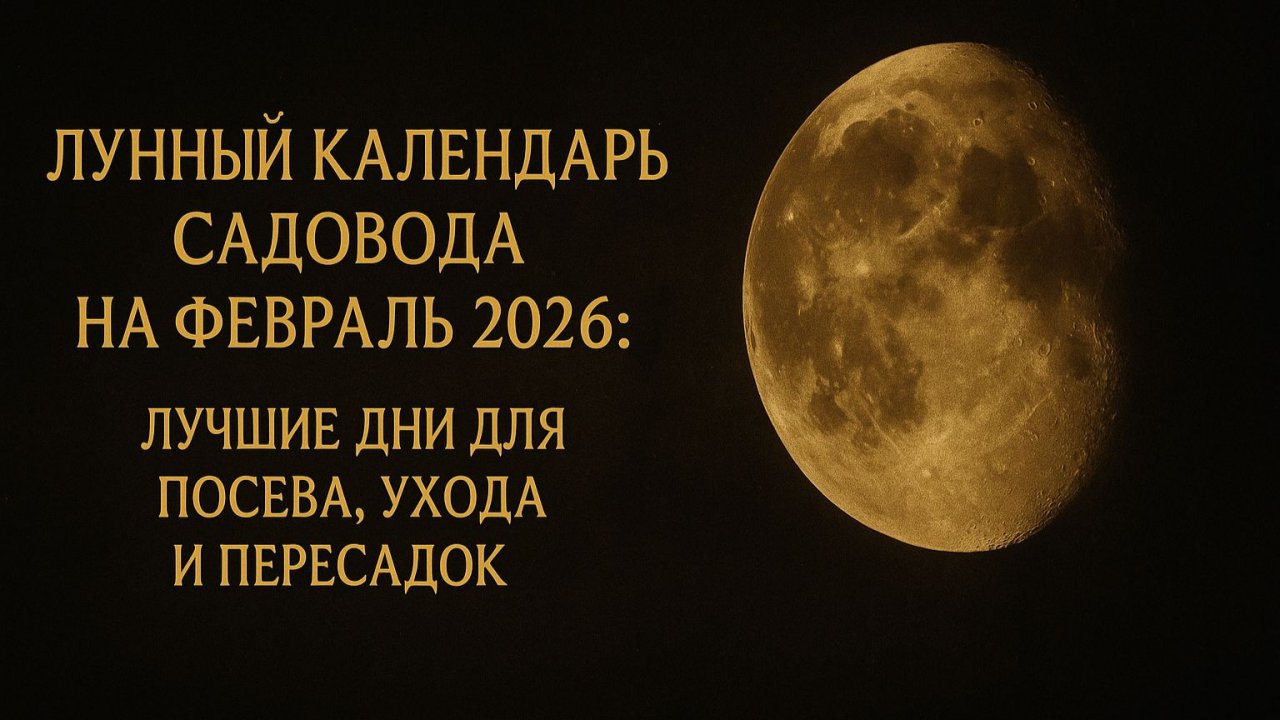 «Лунный календарь садовода на февраль 2026: лучшие дни для посева, ухода и пересадок 🌕🌱✨» смотреть онлайн