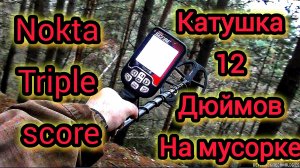 Nokta triple score:Катушка 12 дюймов разделение целей на мусорке