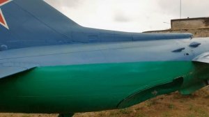 Редкий двухместный самолёт вертикального взлёта ЯК-38У.