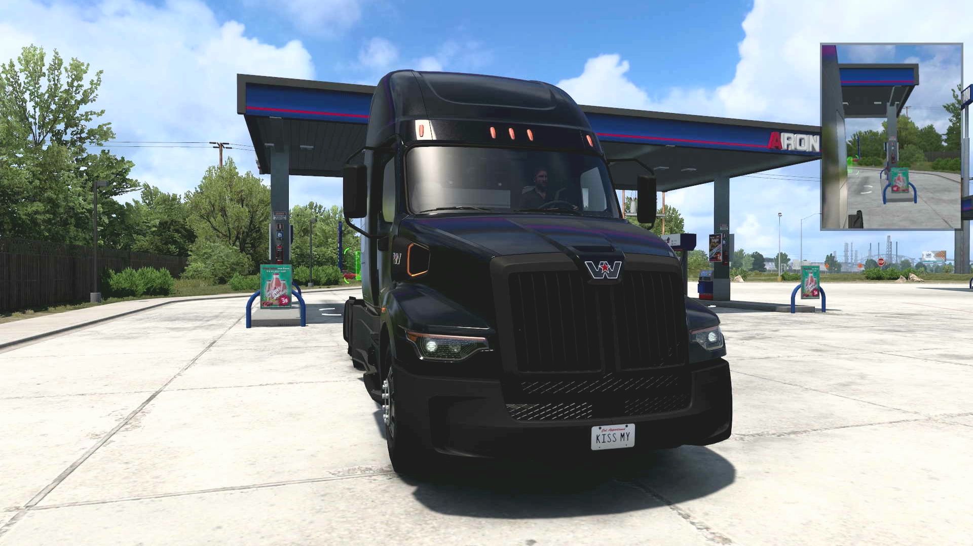 Как не уснуть в Америке? - American truck simulator - 034 - на руле MOZA R5 смотреть онлайн