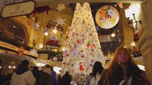 Какая Новогодняя ЁЛКА в ГУМе 2026. Дымковские игрушки.